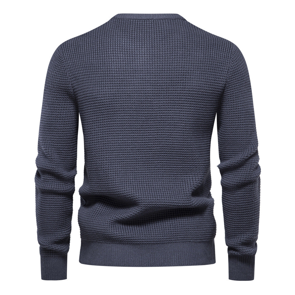 Herren Strickpullover mit modernem Strukturdesign Echoarchiv