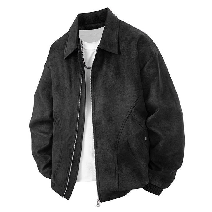 Herren schicke Suede Jacke Echoarchiv