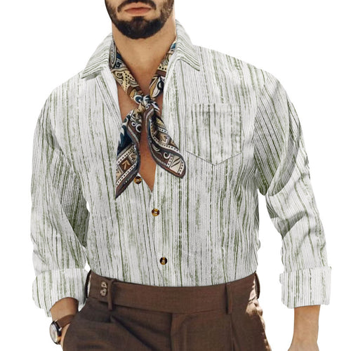 Herren Hemd mit strukturiertem Design und eleganter Knopfleiste Echoarchiv