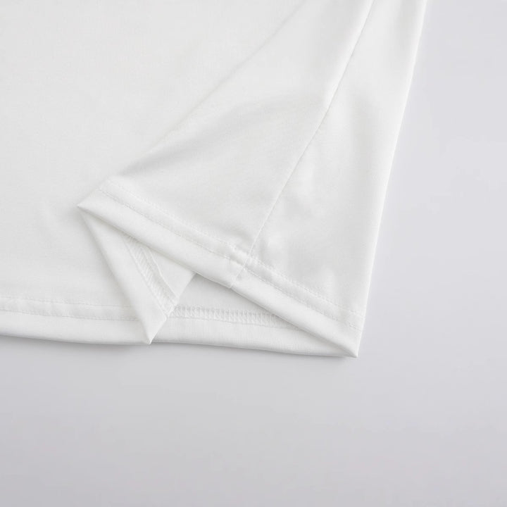 Damen Crop-T-Shirt mit bezauberndem Reh-Motiv und zartem Schleifendetail Echo Archiv