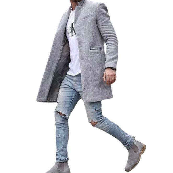 Herren eleganter Langmantel Echoarchiv