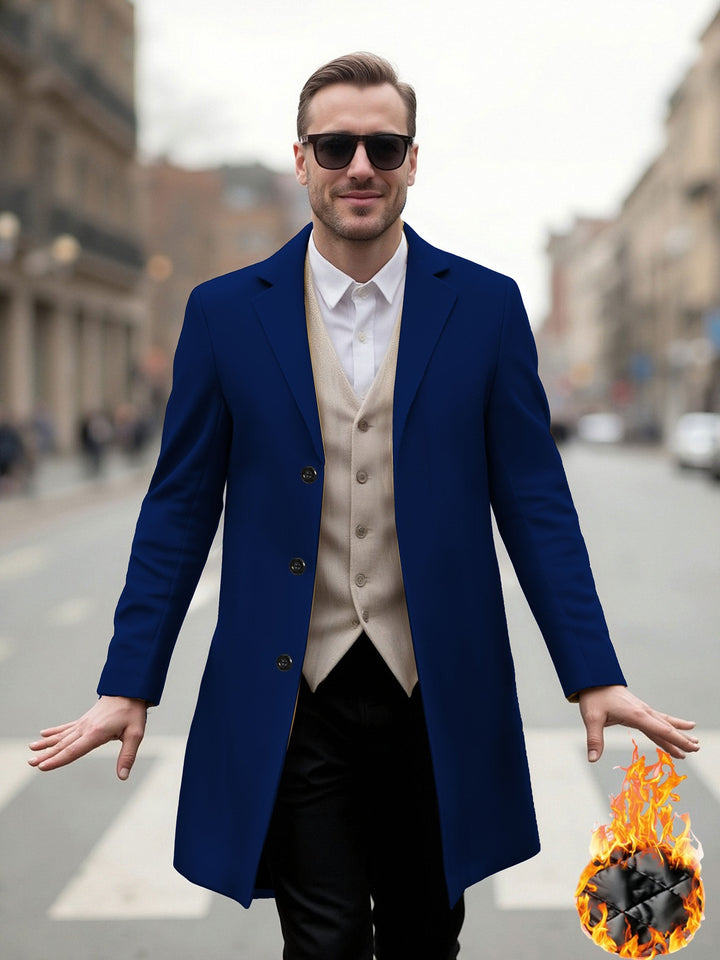 Herren eleganter Langmantel mit modernem Schnitt und optimalem Tragekomfort Echoarchiv