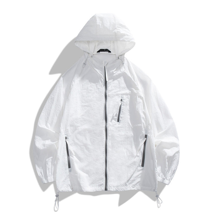 Herren leichtgewichtige Windjacke mit praktischen Taschen und atmungsaktiven Eigenschaften Echoarchiv