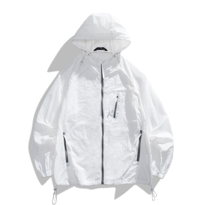 Herren leichtgewichtige Windjacke mit praktischen Taschen und atmungsaktiven Eigenschaften Echoarchiv