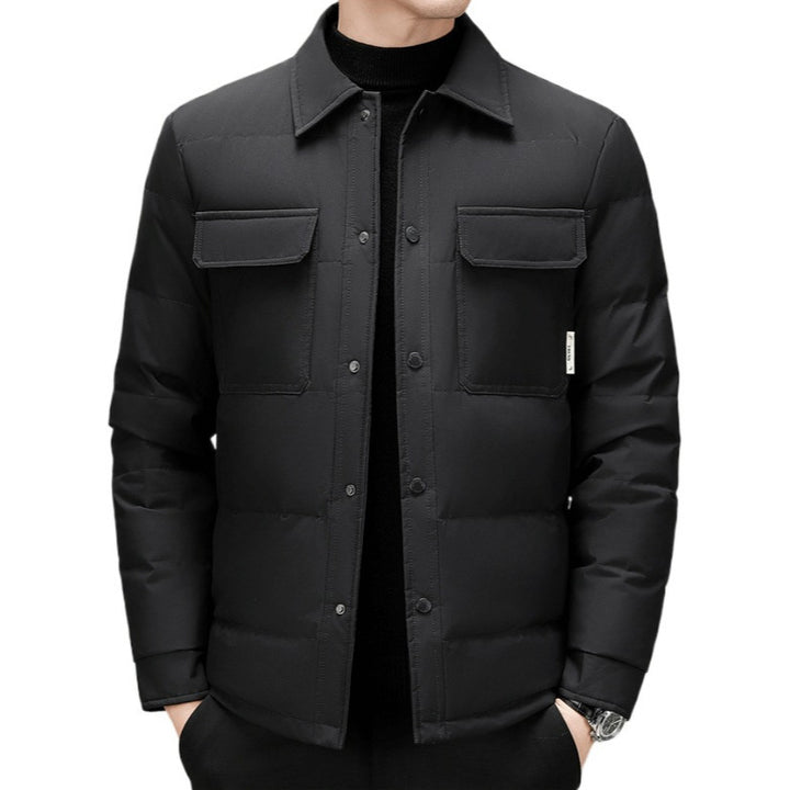 Herren isolierte Steppjacke mit praktischen Taschen Echoarchiv