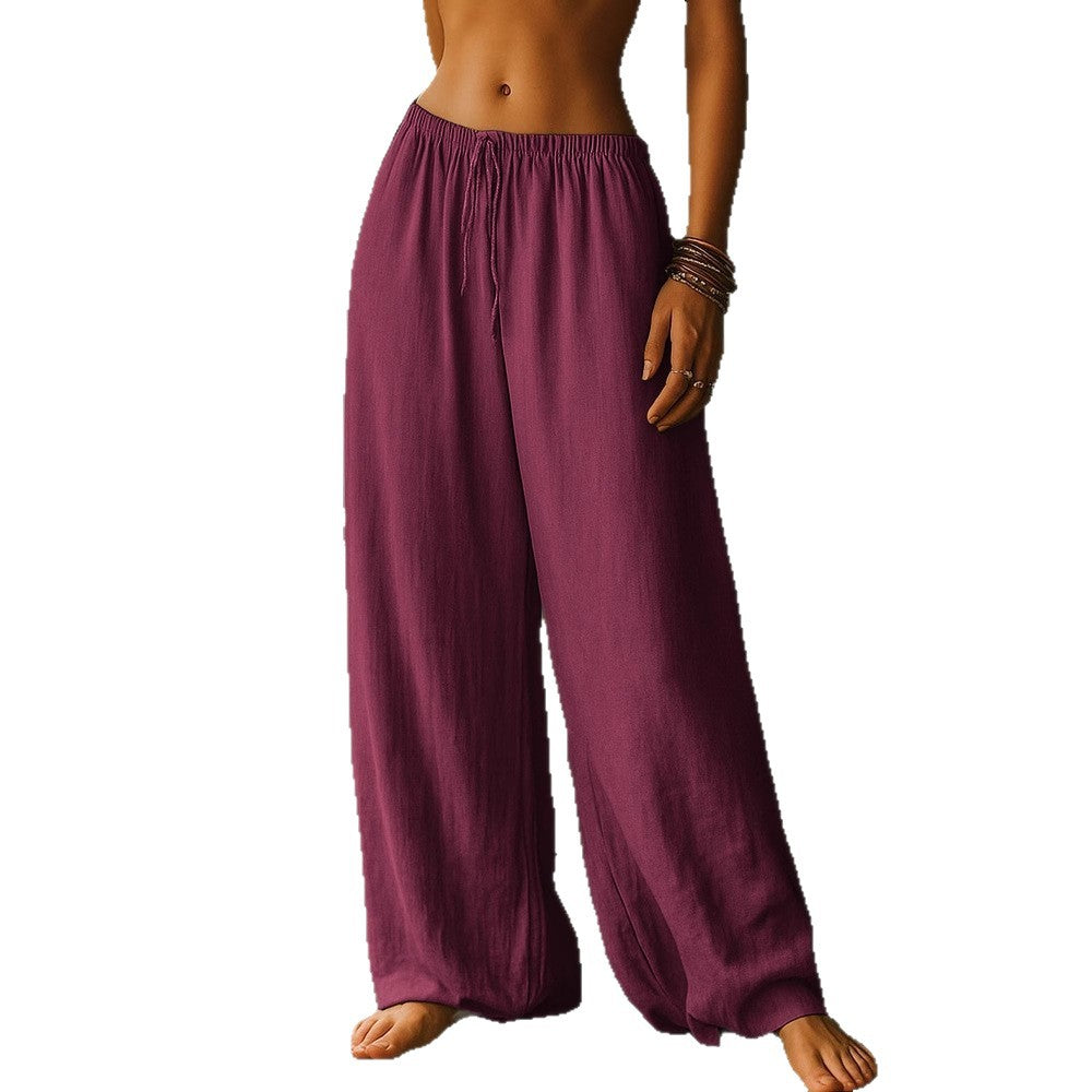 Damen Weite Leinenhose Echo Archiv