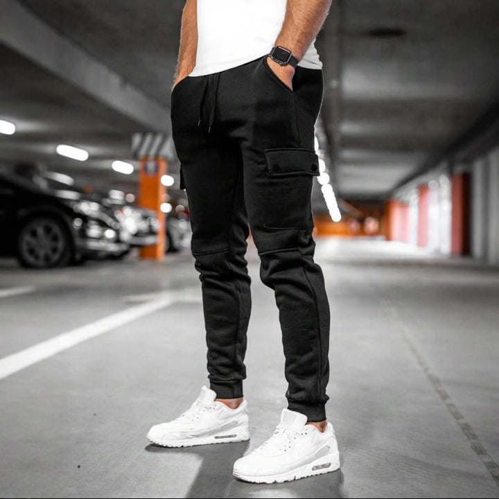 Herren Cargo-Trainingshose mit vielseitigen Taschen und modernem Schnitt Echoarchiv
