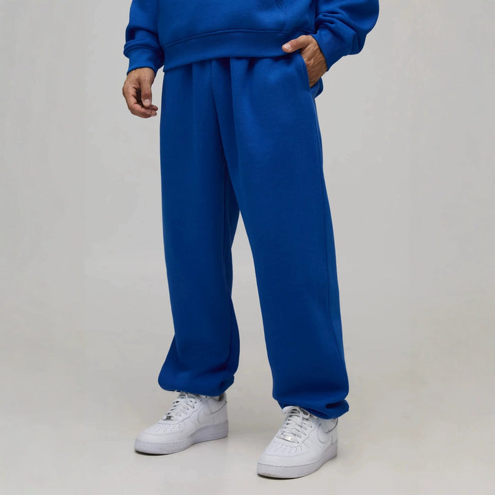 Unisex Thermo-Fleece-Jogginghose mit wärmender Innenbeschichtung, elastischem Komfortbund und geradem Bein Echo Archiv