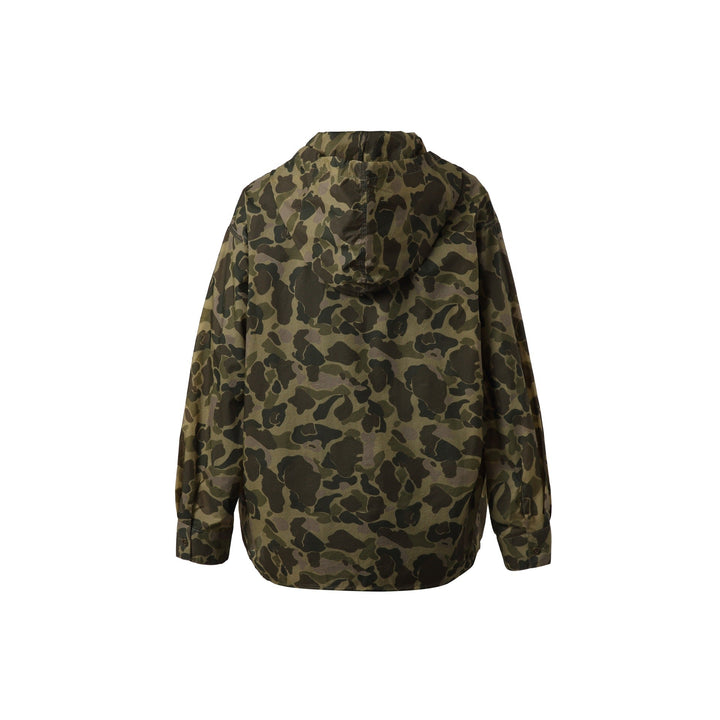 Herren Camouflage-Kapuzenshirt im Oversized-Utility-Stil Echoarchiv