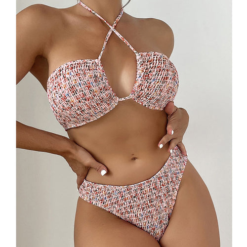Damen Bandeau-Bikini mit raffinierten Schnürdetails Echo Archiv