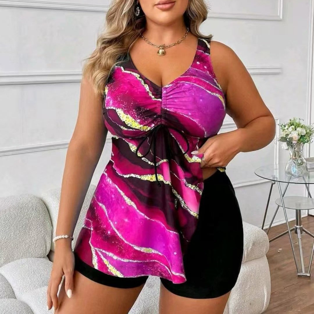 Damen Badebluse mit Shorts Echo Archiv