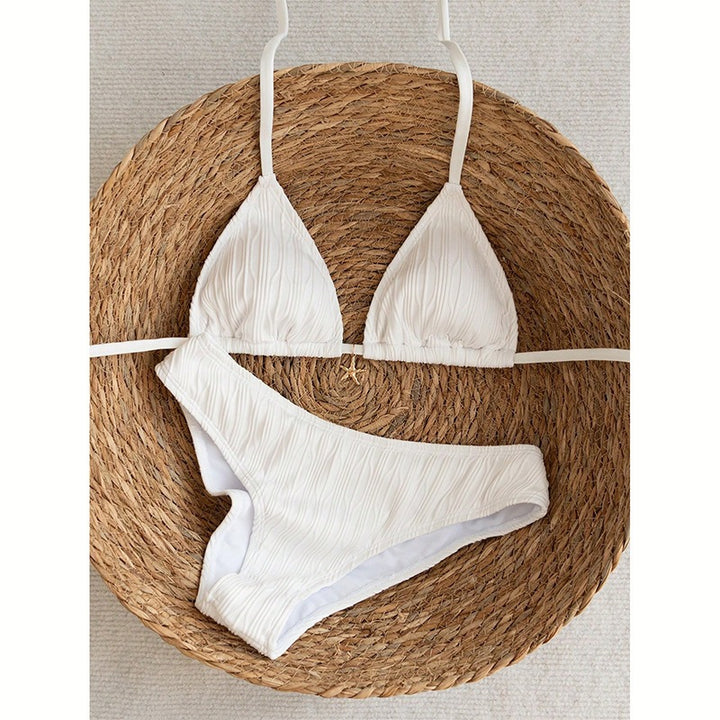 Damen Triangel-Bikini mit raffinierter Rippstruktur Echo Archiv