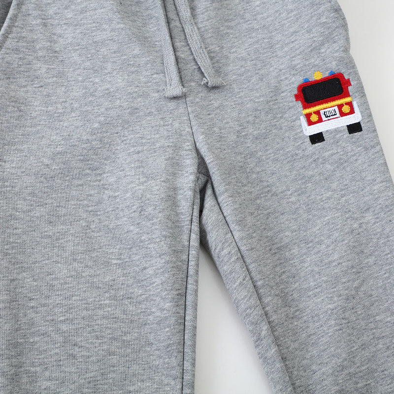 Jungen bequeme Sweatpants mit Feuerwehr-Motiv Echo Archiv