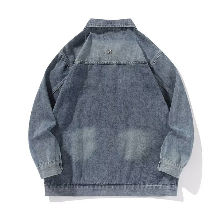 Herren lässige Denimjacke mit klassischen Details Echoarchiv