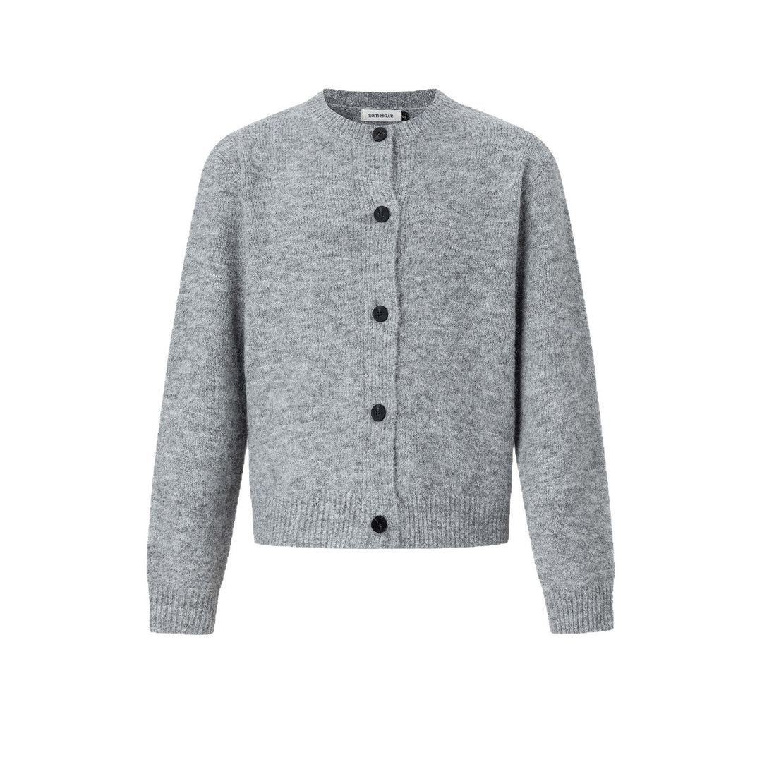 Damen Klassische Strickjacke mit Knopfleiste Echoarchiv