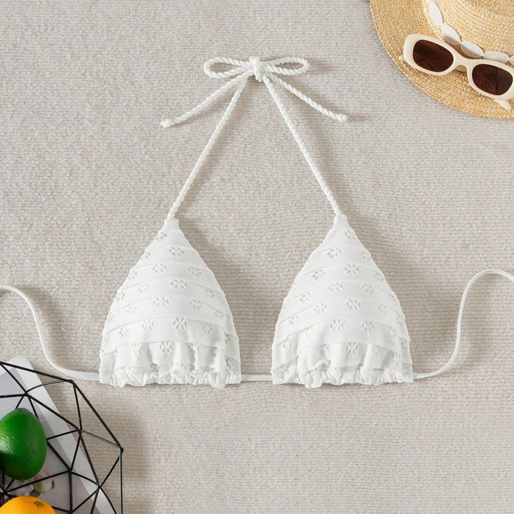Damen Triangel-Bikini mit verspielten Rüschendetails Echo Archiv