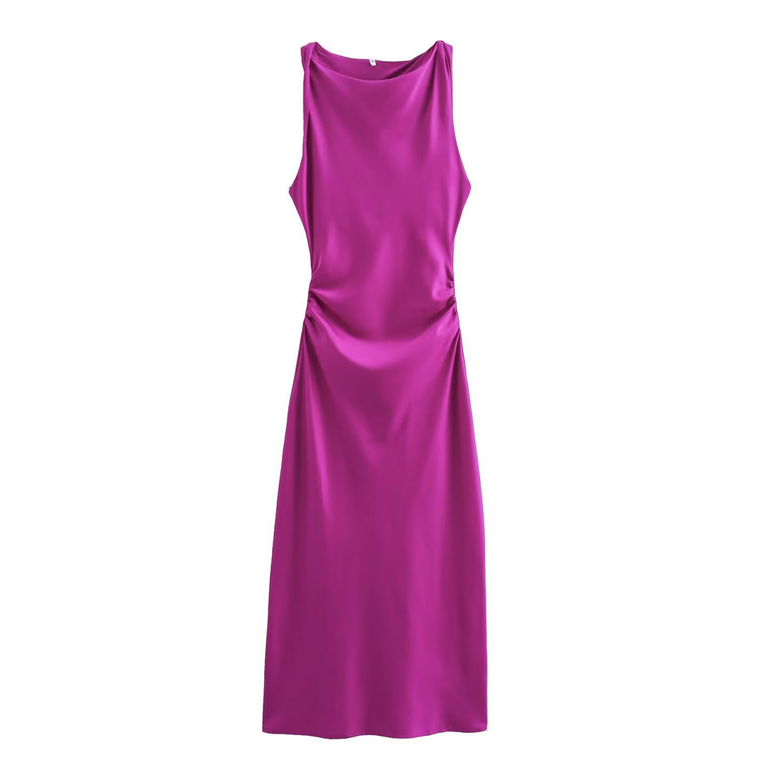 Damen elegantes Sommerkleid mit fließendem Schnitt und charmanten Rüschendetails Echo Archiv