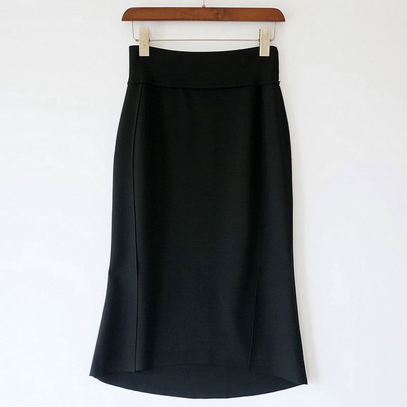 Damen Eleganter, taillierter A-Linien Rock Echoarchiv