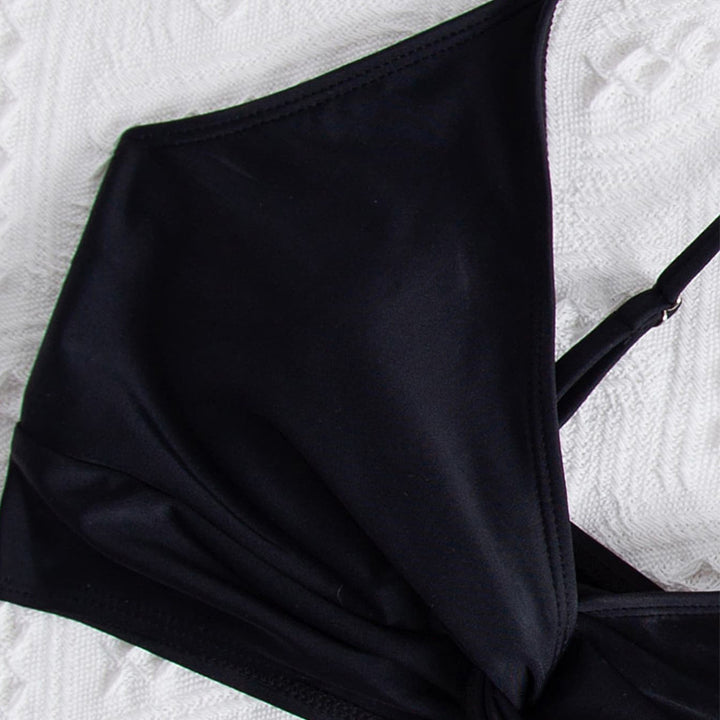Damen Bikini-Oberteil mit Wickeldesign und verstellbaren Trägern Echo Archiv