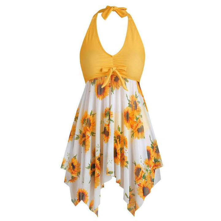 Damen Strandkleid mit verspieltem Blumendesign Echo Archiv