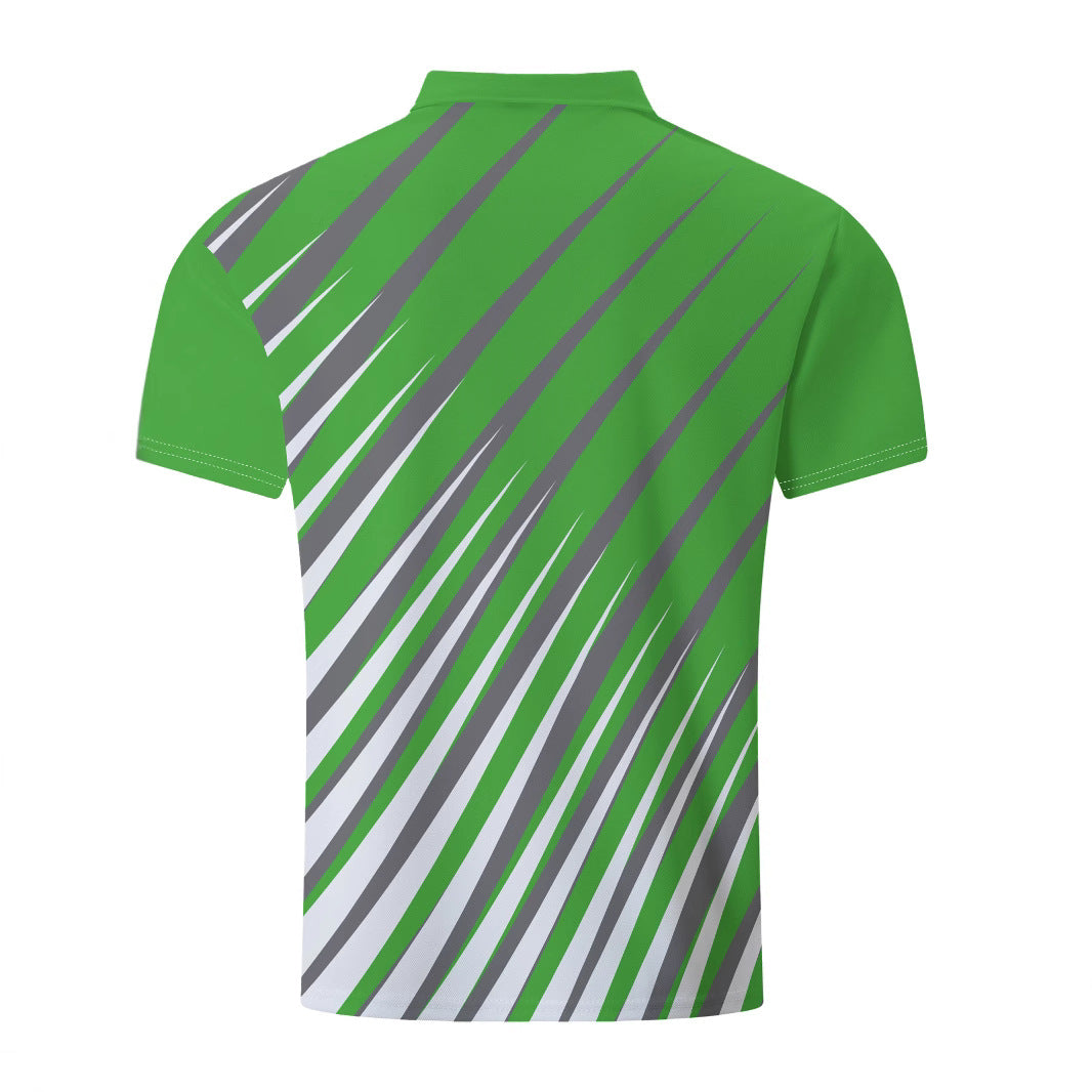 Herren Sportliches Poloshirt mit dynamischem Streifenmuster Echoarchiv
