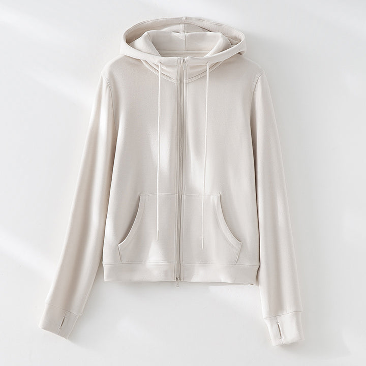 Damen weite Lounge-Hose mit elastischem Bund und Eingrifftaschen Echoarchiv