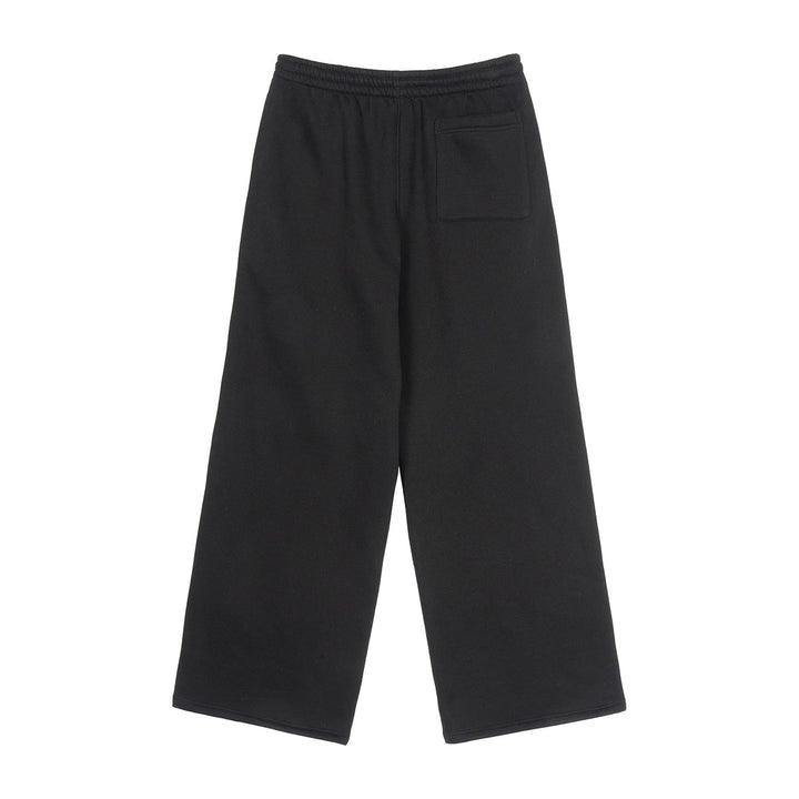 Damen weite hochtaillierte Sweathose mit Kordelzug und geradem Bein Echo Archiv