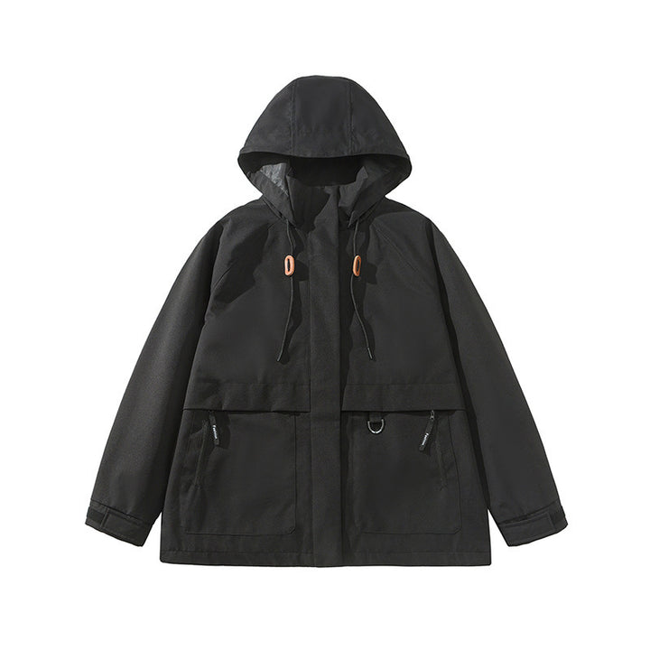 Damen Kapuzen-Utility-Parka mit wasserdichter Membran, großen Fronttaschen & verstellbarem Saum Echo Archiv