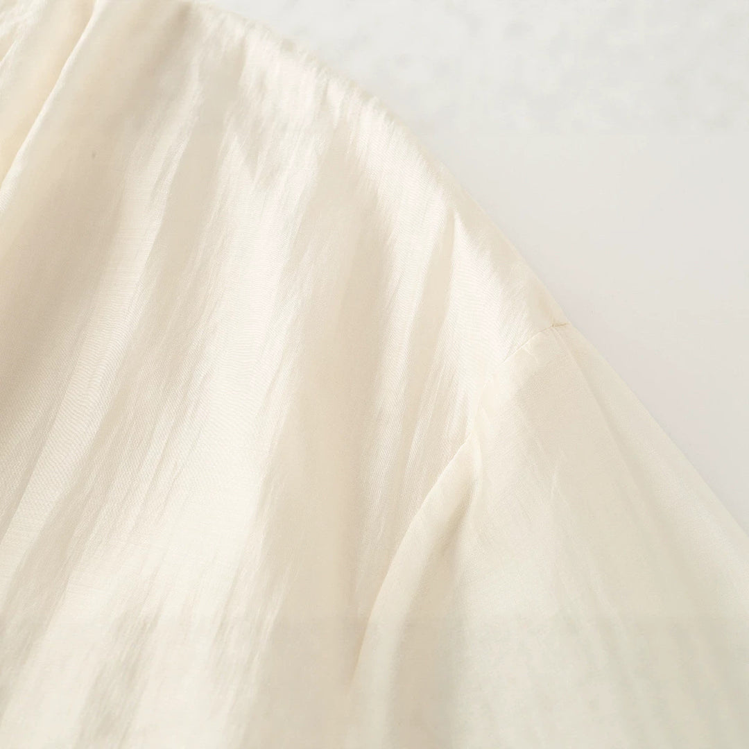 Damen Transparente Leichte Sommer-Blousonjacke mit Stehkragen und elastischem Saum Echo Archiv