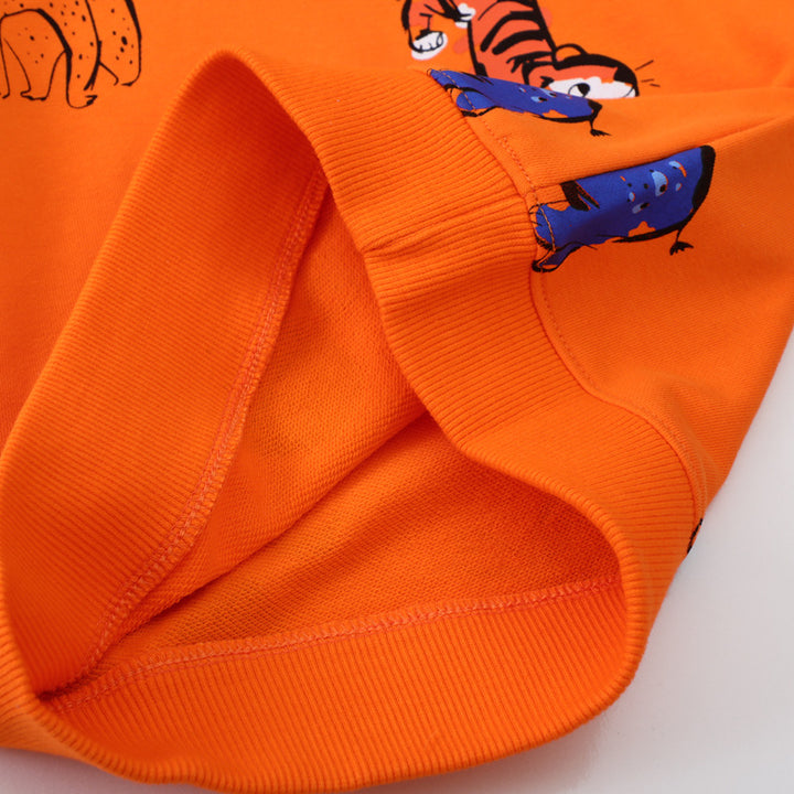 Kinder Sweatshirt mit buntem Tiermotiv Echo Archiv