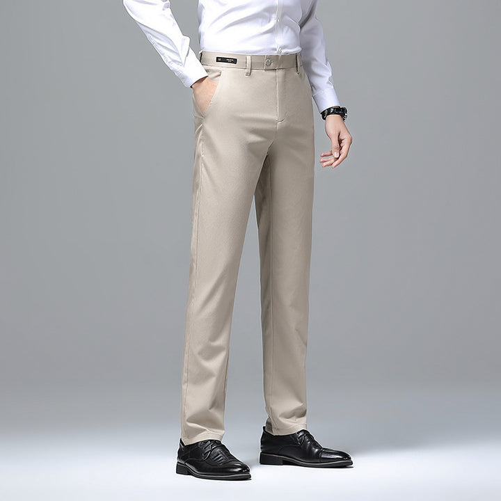 Herren elegante Slim-Fit Anzughose Echoarchiv