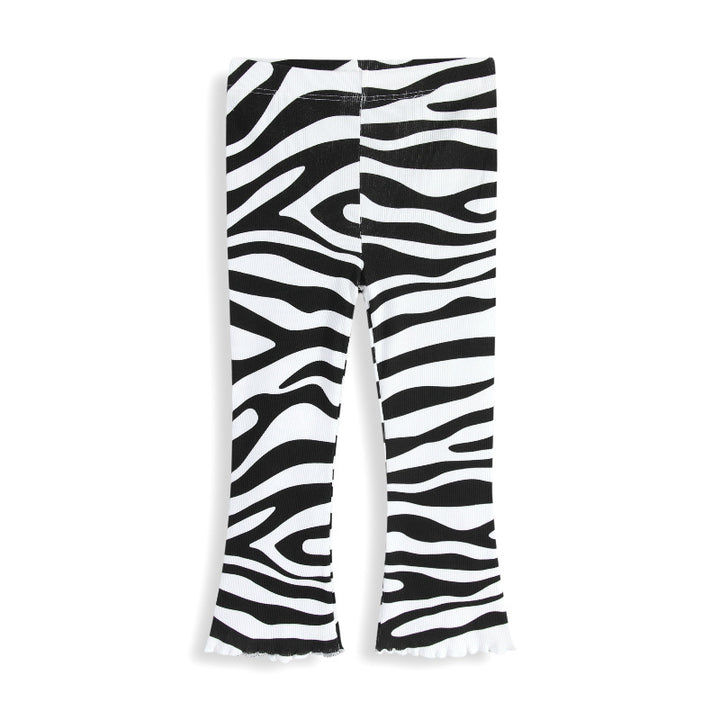 Mädchen Schlagleggings mit aufregendem Zebra-Muster Echo Archiv
