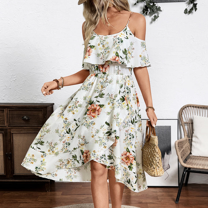 Damen Verspieltes Blumen-Überwurfkleid Echo Archiv