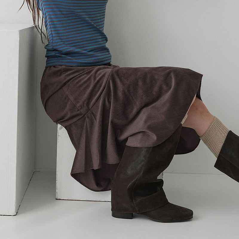 Damen Eleganter ausgestellter Rock mit raffinierter Silhouette Echo Archiv