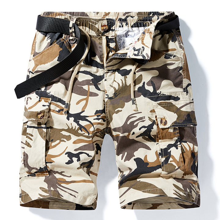 Herren Cargoshorts im lässigen Camouflage-Stil mit multifunktionalen Taschen Echoarchiv