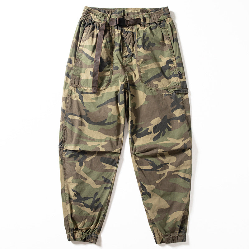 Herren Camouflage Cargo-Hose mit elastischem Bund Echo Archiv