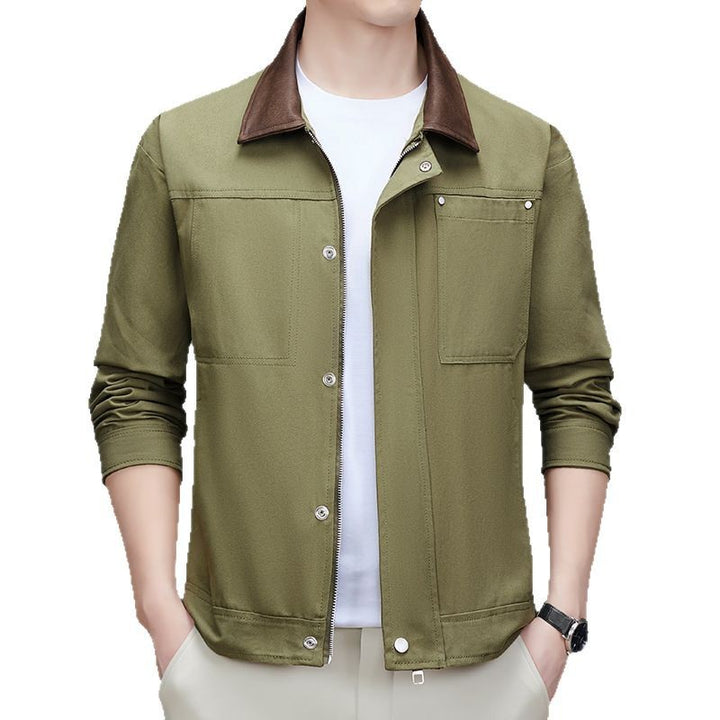 Herren Freizeitjacke im minimalistischen Design mit praktischen Taschen Echoarchiv