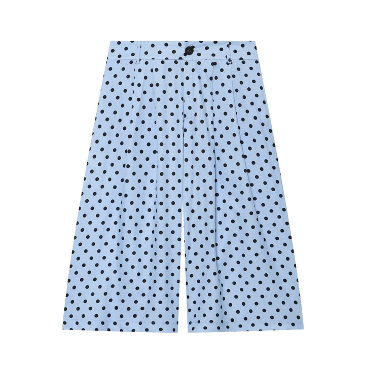 Damen Weite Culotte-Hose mit hohem Bund und soften Kellerfalten Echo Archiv