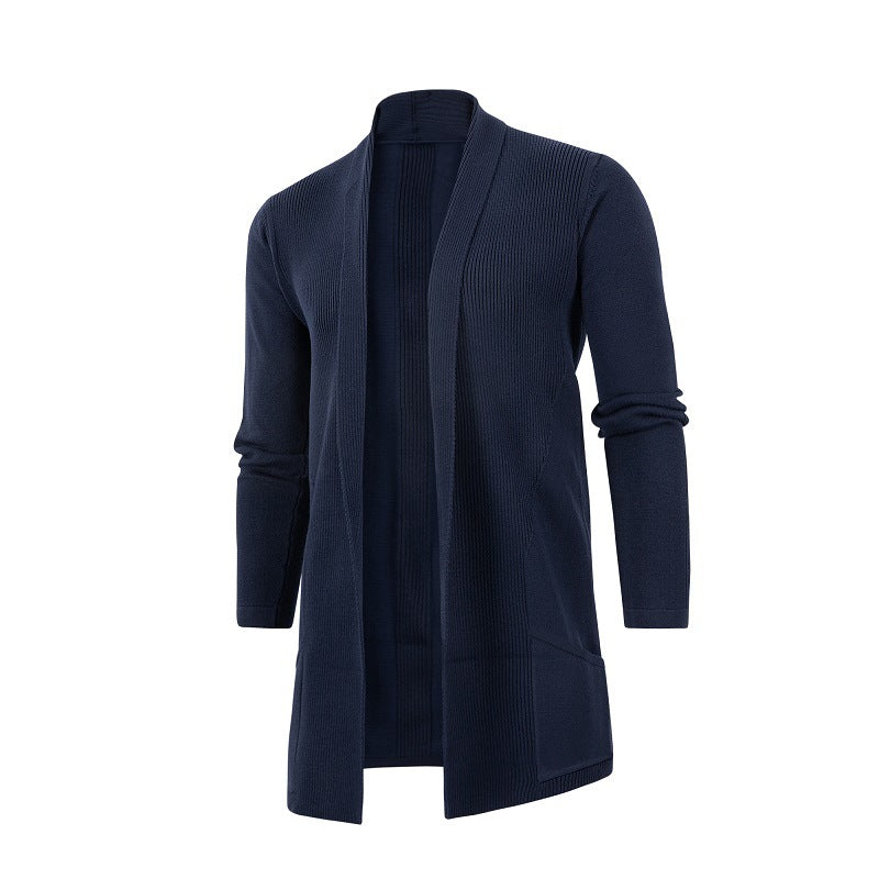 Herren Strickjacke mit offenem Schnitt und praktischen Taschen Echoarchiv