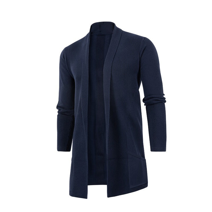 Herren Strickjacke mit offenem Schnitt und praktischen Taschen Echoarchiv