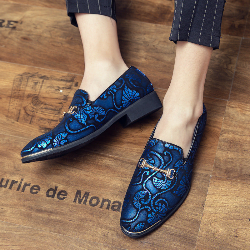 Herren eleganter Slip-On Loafer mit dekorativem Metalldetail, spitzer Form und gepolstertem Komfortfußbett Echo Archiv