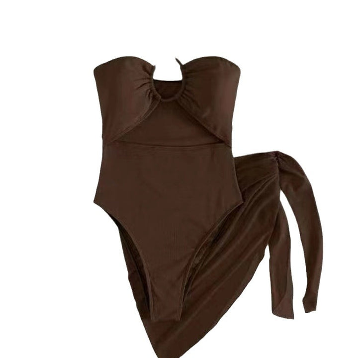 Damen Cut-Out Badeanzug mit Chic-Rock-Design und elegantem Knotendetail Echo Archiv