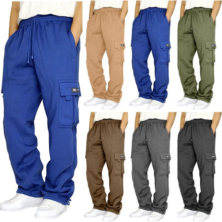 Herren Cargo-Jogginghose mit elastischem Bund und multifunktionalen Taschen Echoarchiv