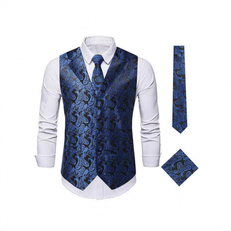 Herren elegante Weste mit Paisley-Muster Echoarchiv