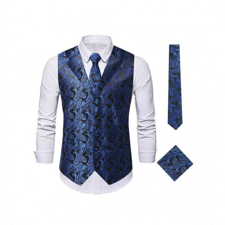 Herren elegante Weste mit Paisley-Muster Echoarchiv