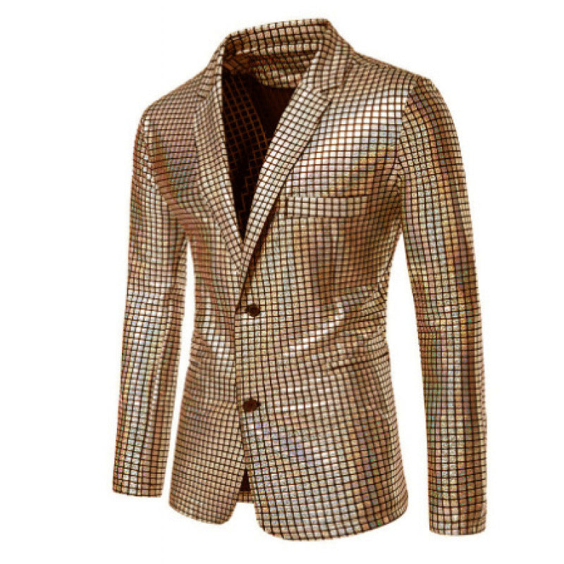 Herren Glamouröse Glassteine Smokingjacke Echoarchiv