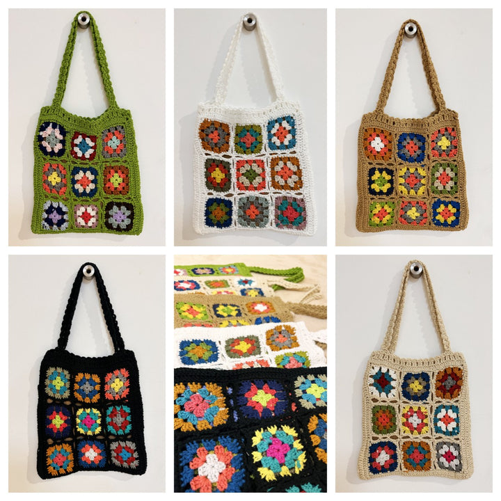 Damen Handgefertigte Häkel-Tasche Echo Archiv