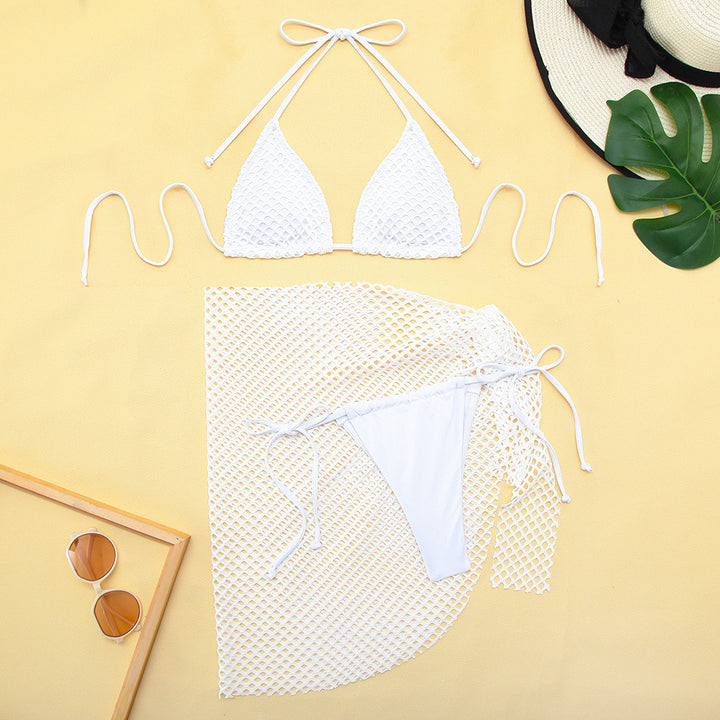Damen Bikini-Set mit innovativem Netzdesign und trendigem Wickelrock Echo Archiv