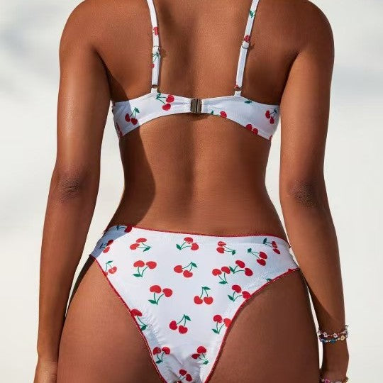 Damen Push-Up Bikini-Set mit fruchtigem Design Echo Archiv