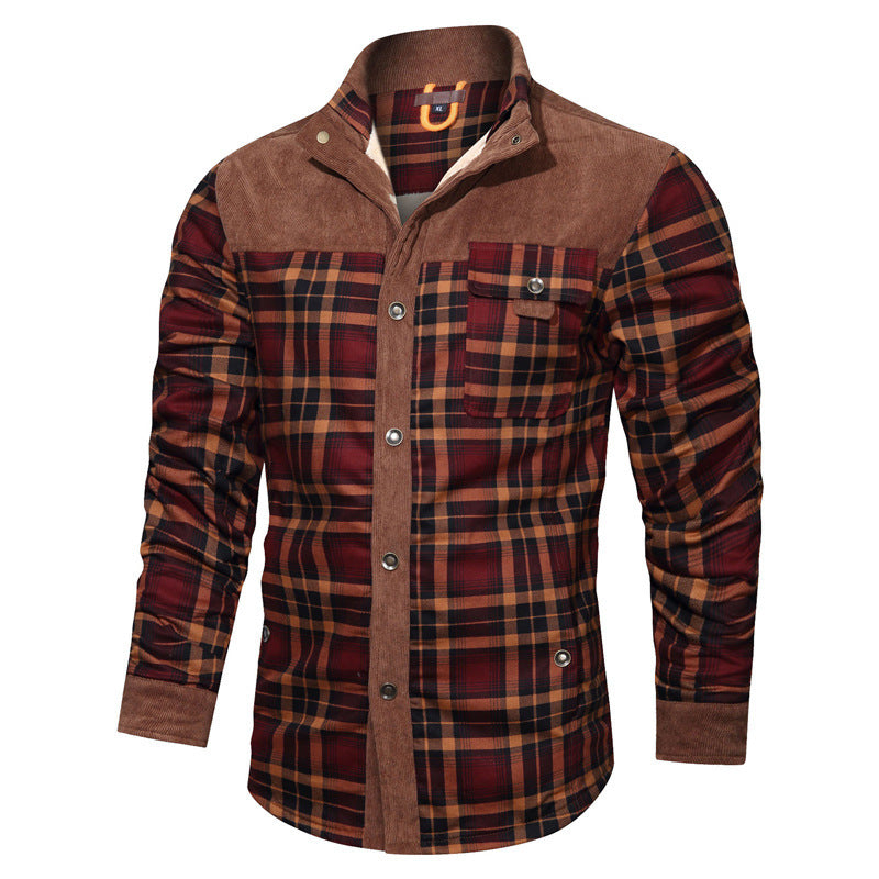 Herren Karierte Hemdjacke Echo Archiv